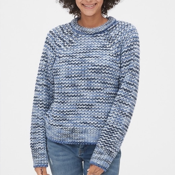 GAP marled textured raglan sweater - Picture 1 of 7